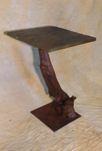 end table w slate