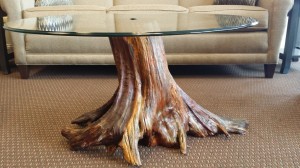 stump coffee table